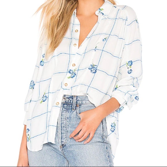 Free People Tops - NWT Free People “Window to my heart” Shirt